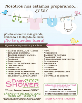 Participa en el Evento Baby Shower 2012